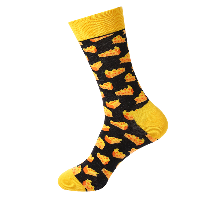 Jacquard-Street-Fashion-Socken im Hip-Hop-Stil