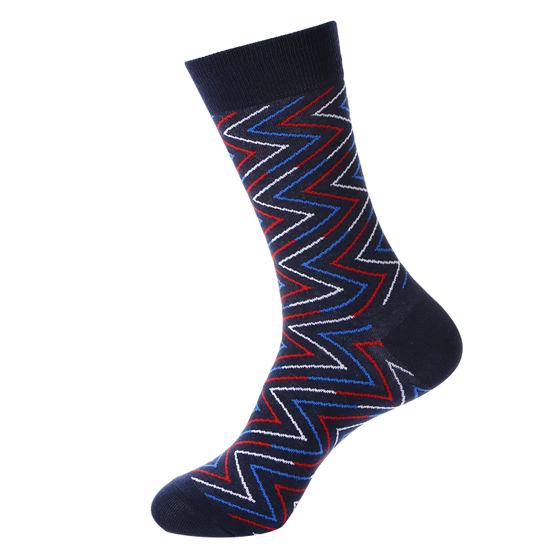 Gestreifte, karierte Street-Fashion-Socken im Hip-Hop-Stil