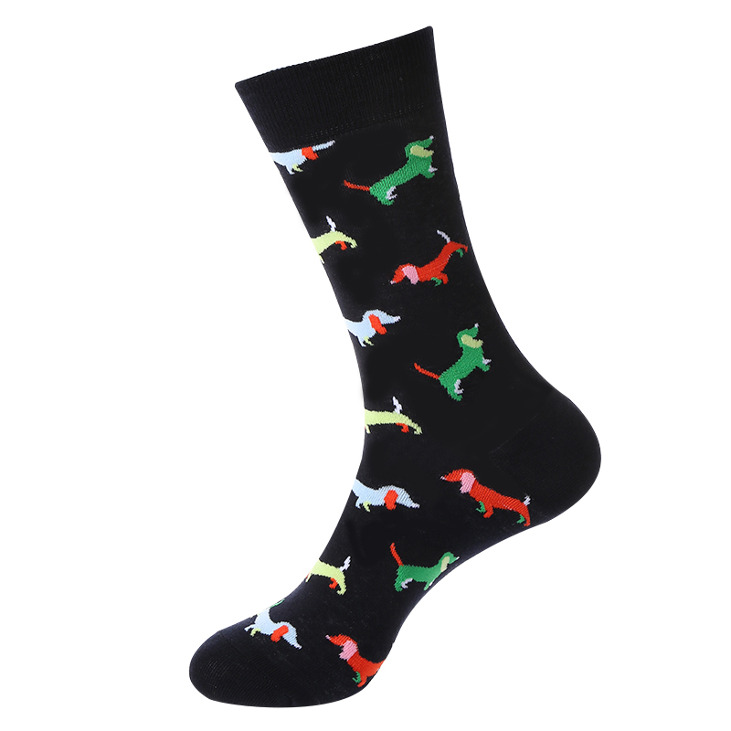 Jacquard-Street-Fashion-Socken im Hip-Hop-Stil