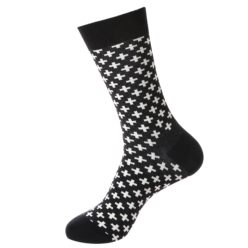 Gestreifte, karierte Street-Fashion-Socken im Hip-Hop-Stil
