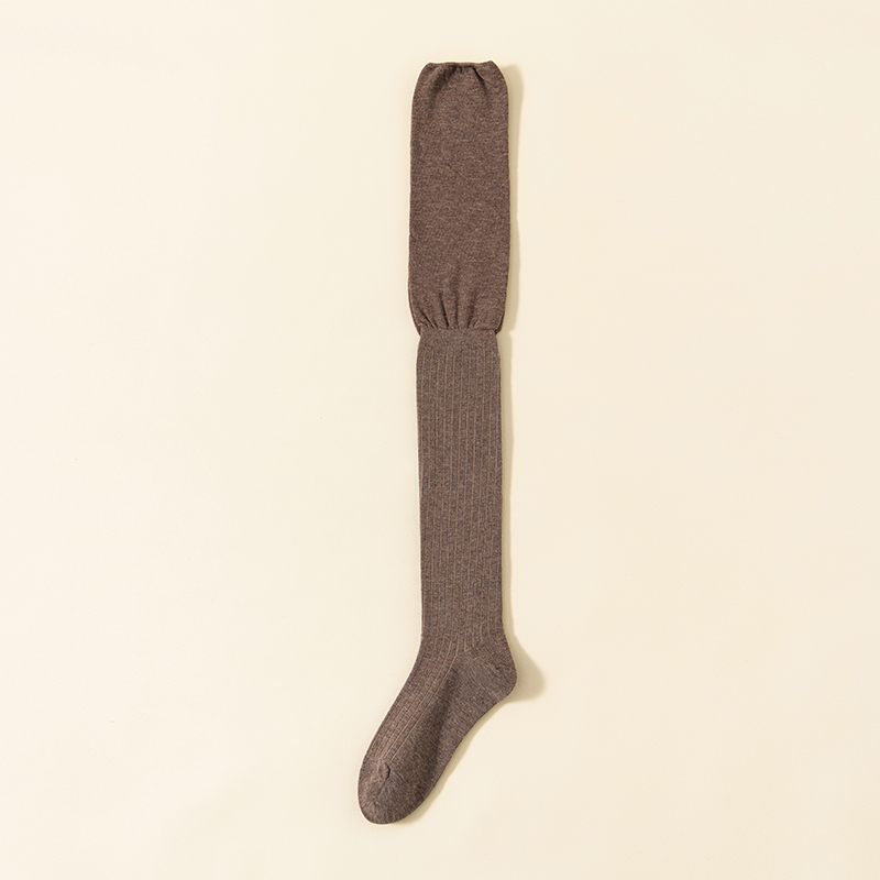 Einnadelige, sexy schwarze Damen-Kniestrümpfe aus Baumwolle