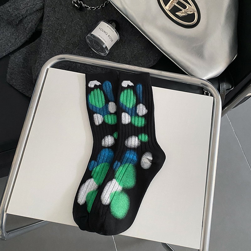 Batik-gepunktete Socken