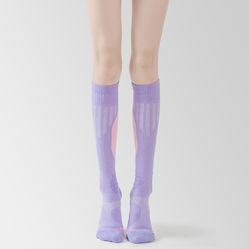 Lange Nylon-Frottee-Fußballsocken