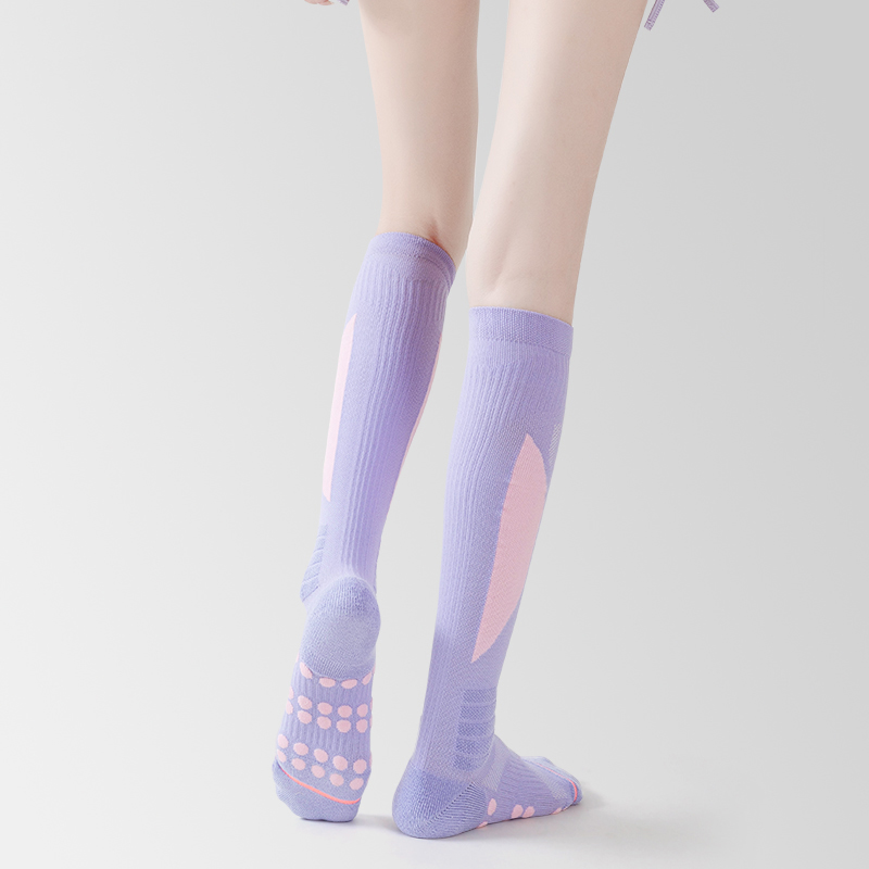 Lange Nylon-Frottee-Fußballsocken