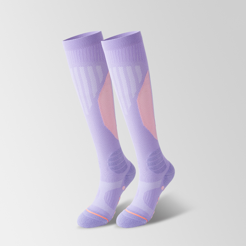 Lange Nylon-Frottee-Fußballsocken