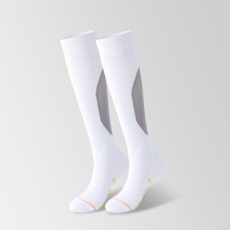 Lange Nylon-Frottee-Fußballsocken