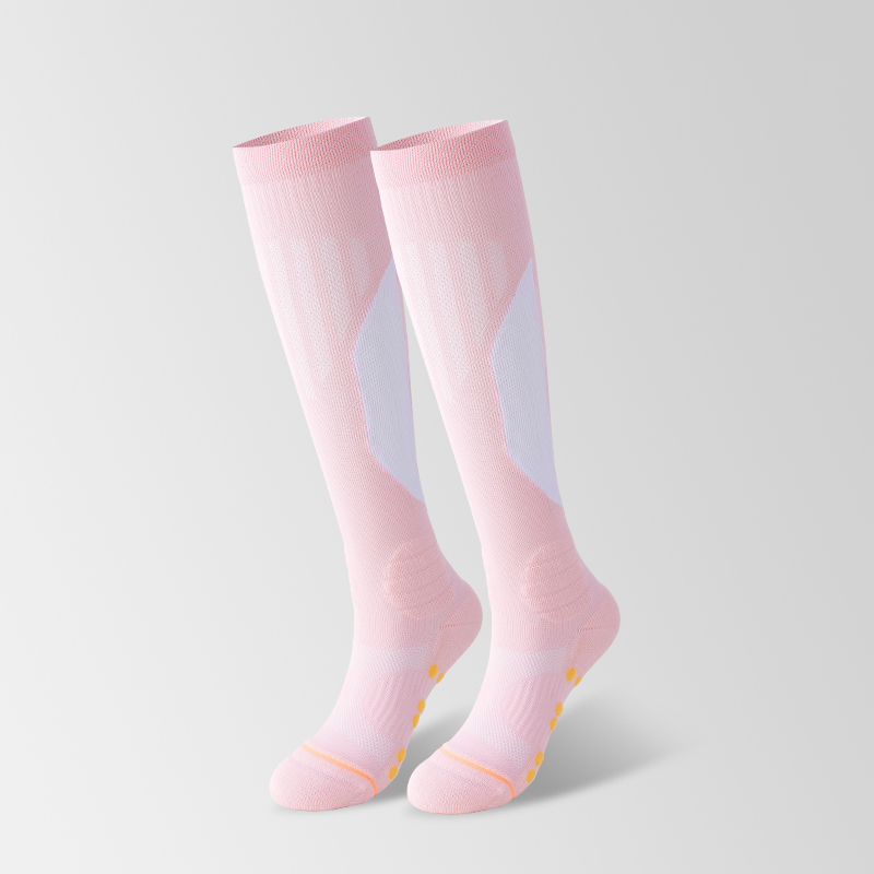 Lange Nylon-Frottee-Fußballsocken