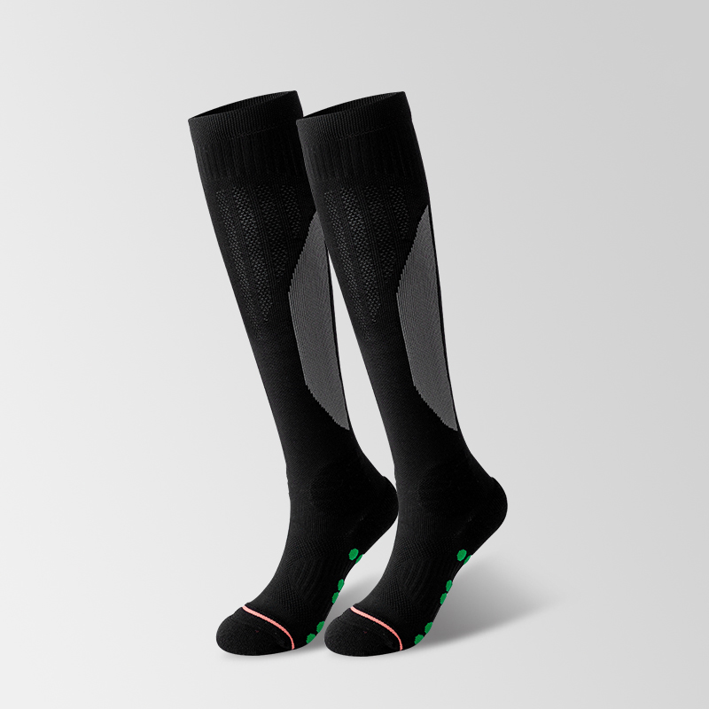 Lange Nylon-Frottee-Fußballsocken