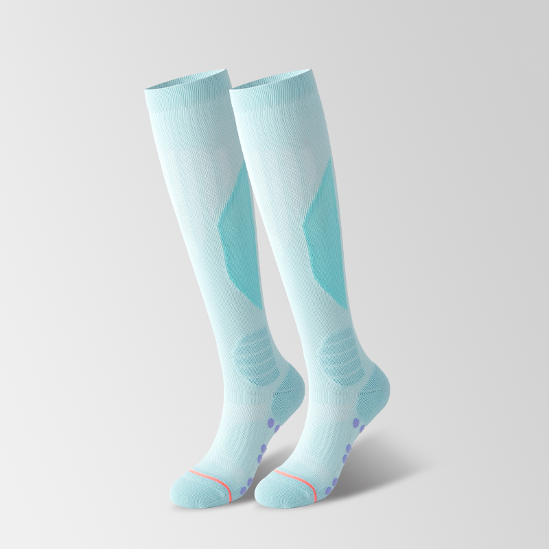 Lange Nylon-Frottee-Fußballsocken
