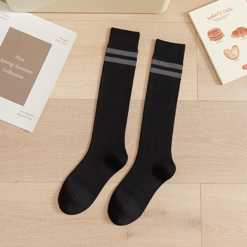 Gestreifte Kniestrümpfe für Damen