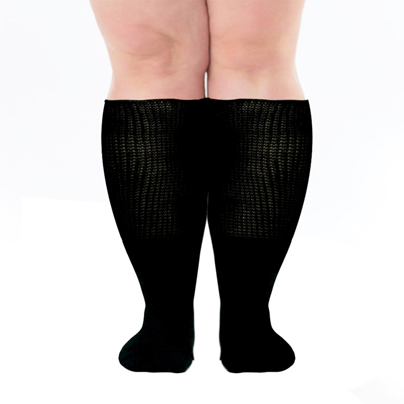 Große und lockere, druckfreie Fett-Diabetiker-Fußsocken