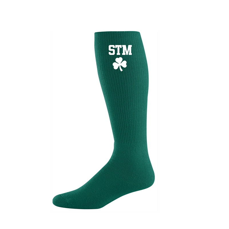 Mittelrohrsocken mit Heißpräge-Farbstreifentechnologie