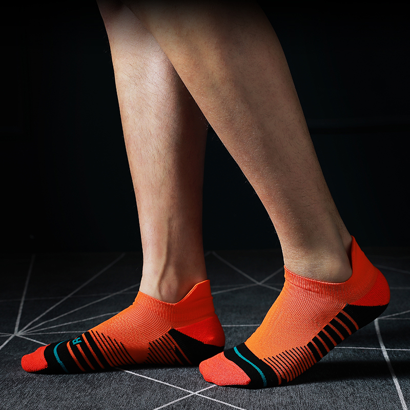 Outdoor-Sport-Bootssocken aus gebürstetem Halbfrottee mit kleinem Ohr