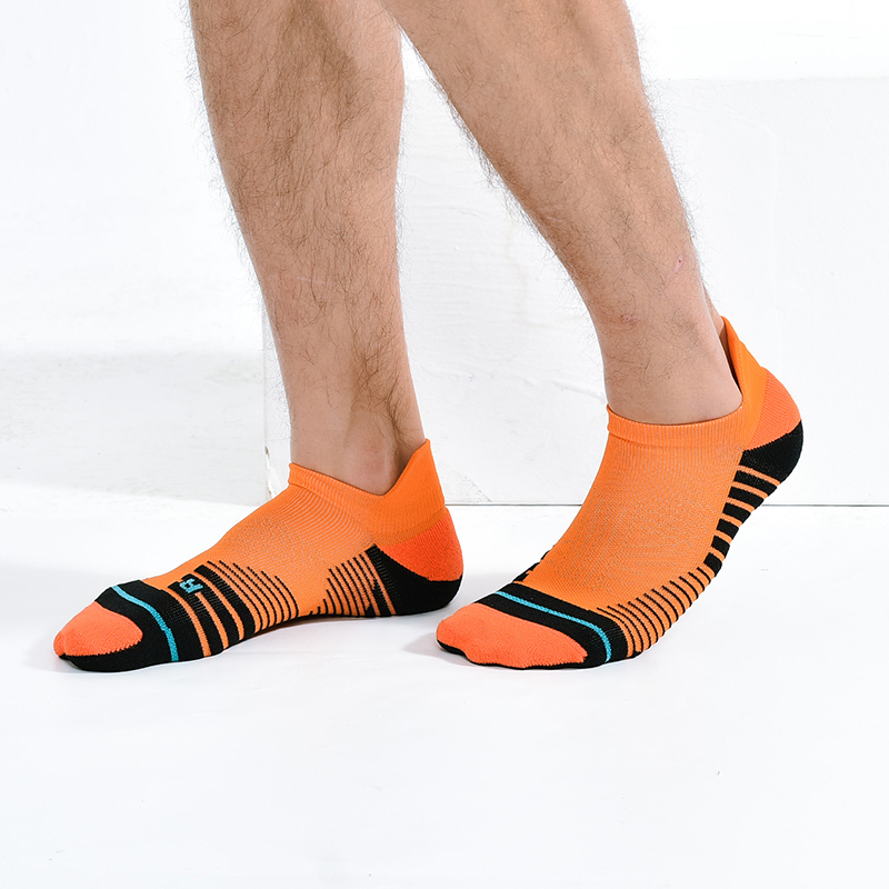 Outdoor-Sport-Bootssocken aus gebürstetem Halbfrottee mit kleinem Ohr