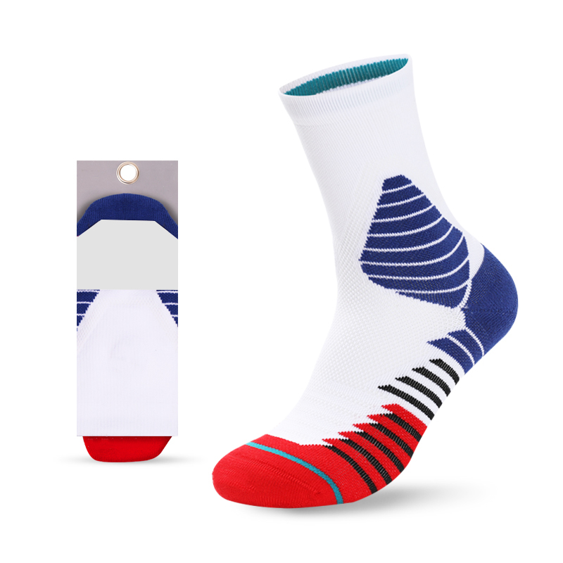 Basketball-schnelltrocknende, rutschfeste, atmungsaktive Frottee-Socken