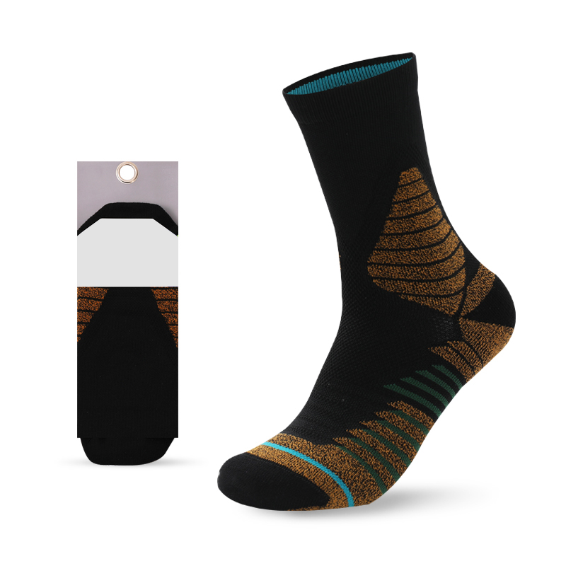 Basketball-schnelltrocknende, rutschfeste, atmungsaktive Frottee-Socken