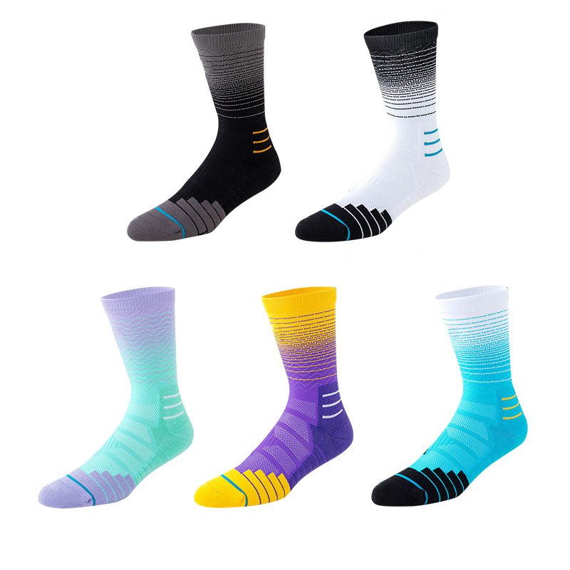 Basketball-Socken aus schnell trocknendem Nylon-Frottee