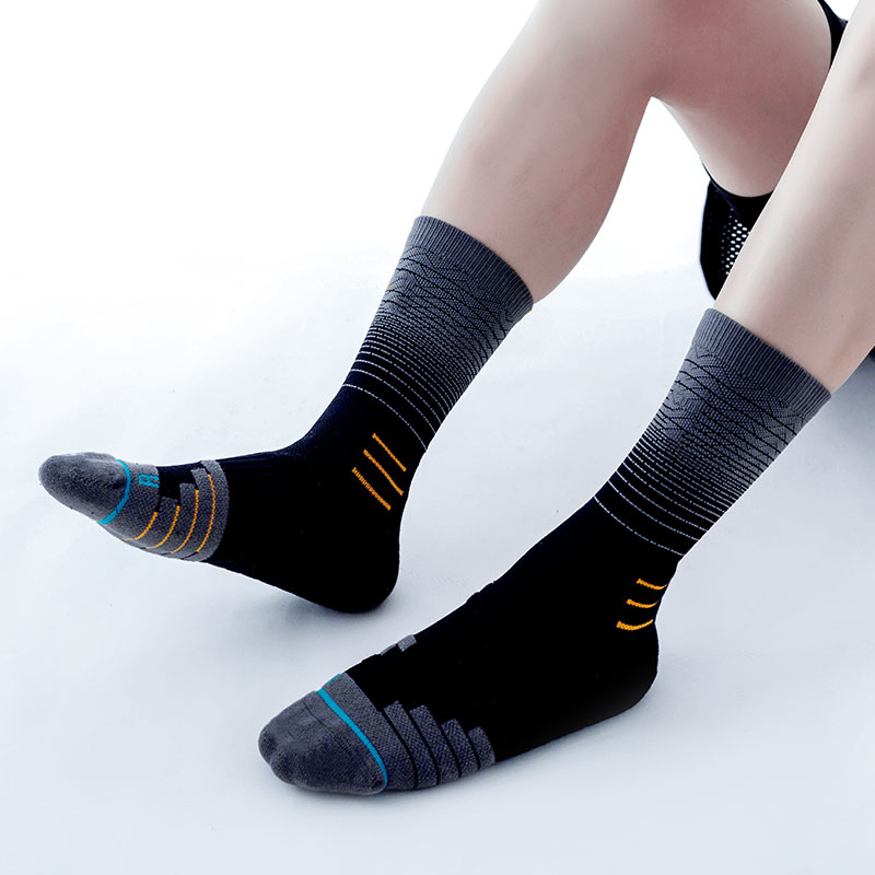 Basketball-Socken aus schnell trocknendem Nylon-Frottee