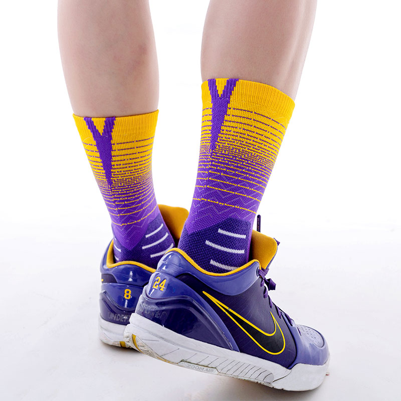 Basketball-Socken aus schnell trocknendem Nylon-Frottee