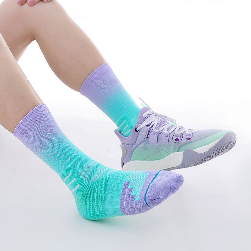 Basketball-Socken aus schnell trocknendem Nylon-Frottee