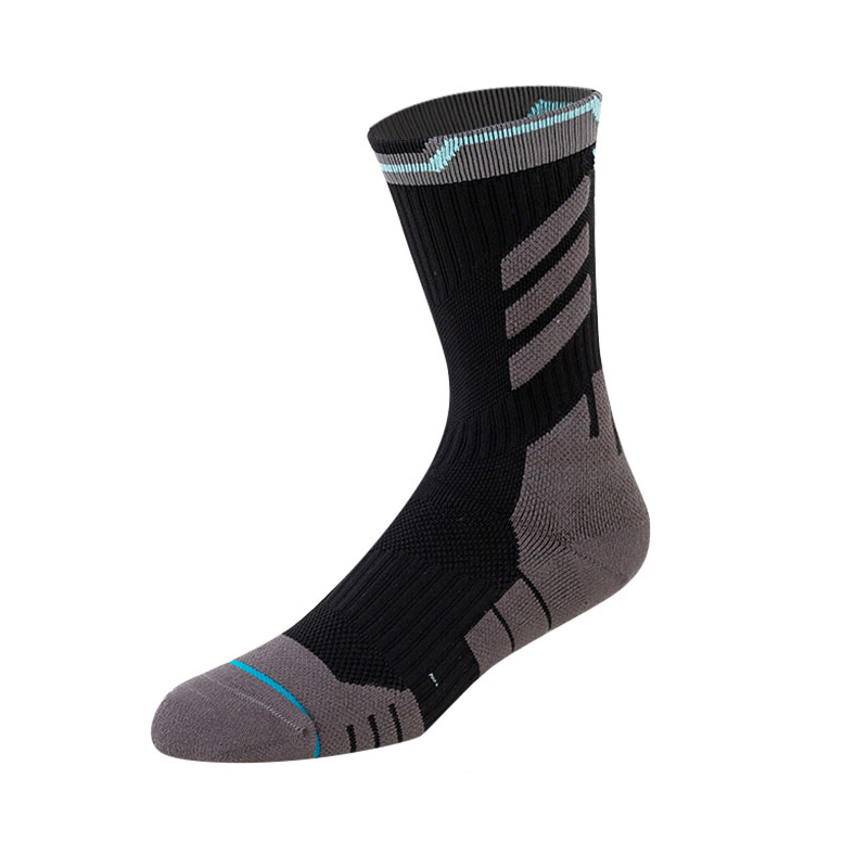 Schnell trocknende, atmungsaktive Basketball-Frottee-Sportsocken