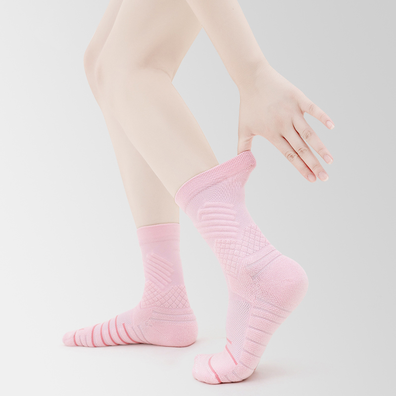 Schnell trocknende Basketball-Frottee-Socken
