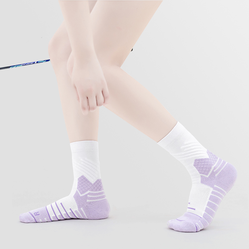 Schnell trocknende Basketball-Frottee-Socken