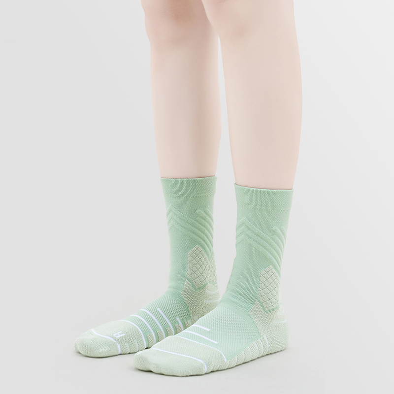 Schnell trocknende Basketball-Frottee-Socken