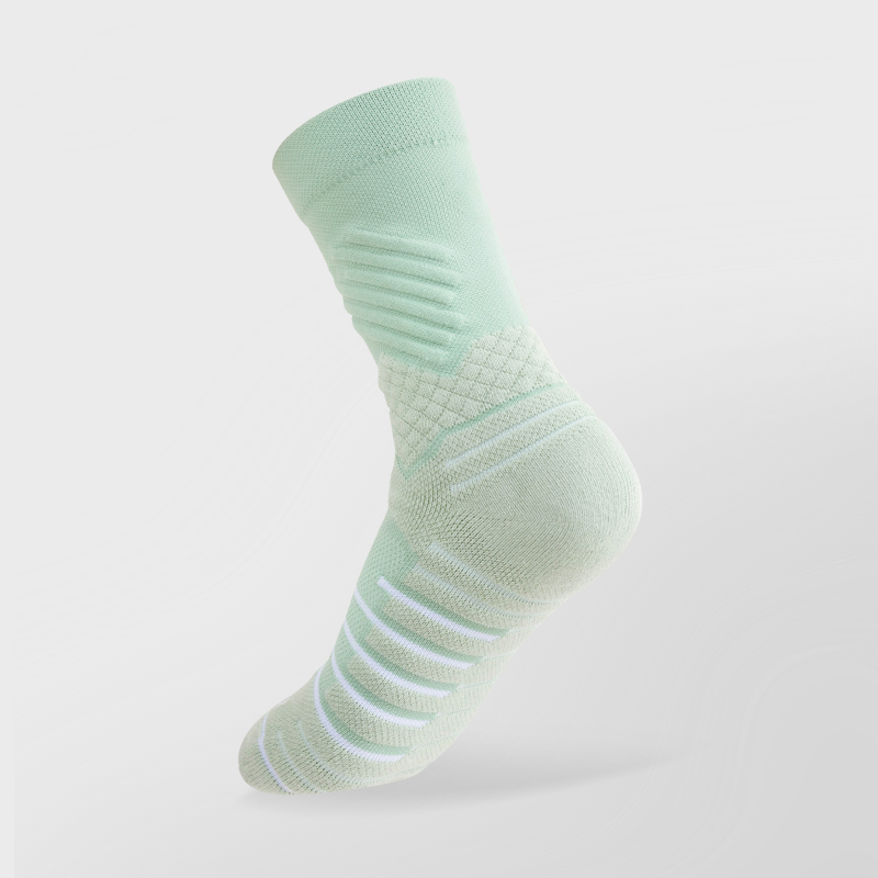 Schnell trocknende Basketball-Frottee-Socken